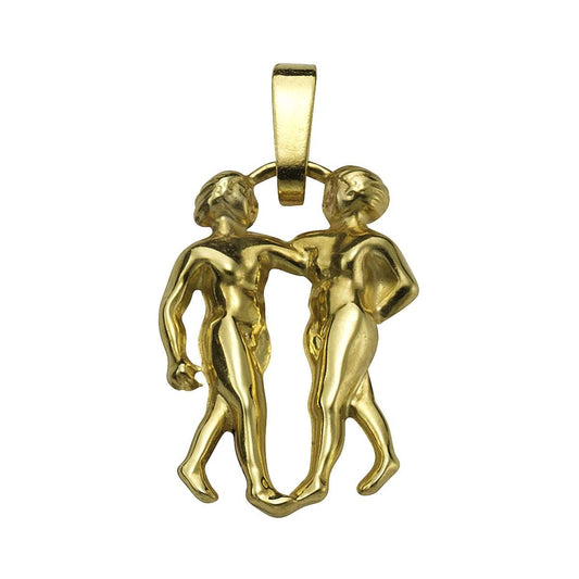 Pendant twins 585/- yellow gold shiny