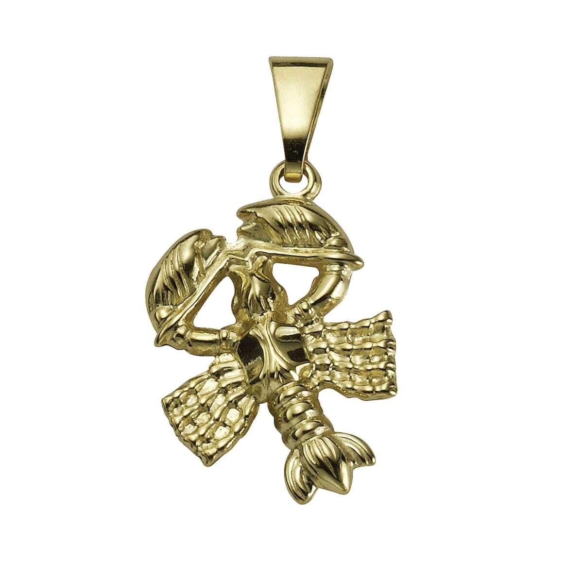 Cancer pendant 585/- yellow gold shiny