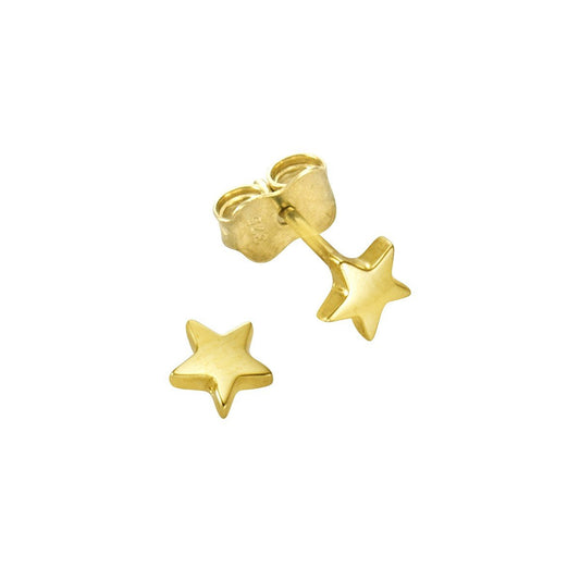 Ohrringe 375 Gelbgold Motiv Sterne - LUMINOSO JEWELRY