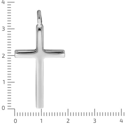 925 silver rhodium plated cross