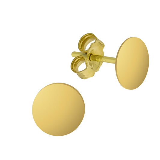 Stud earrings 375 yellow gold