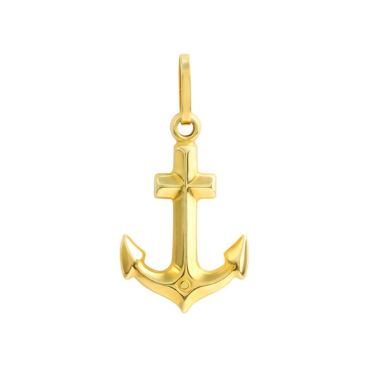 Anchor pendant 333/- gold 2.2cm shiny