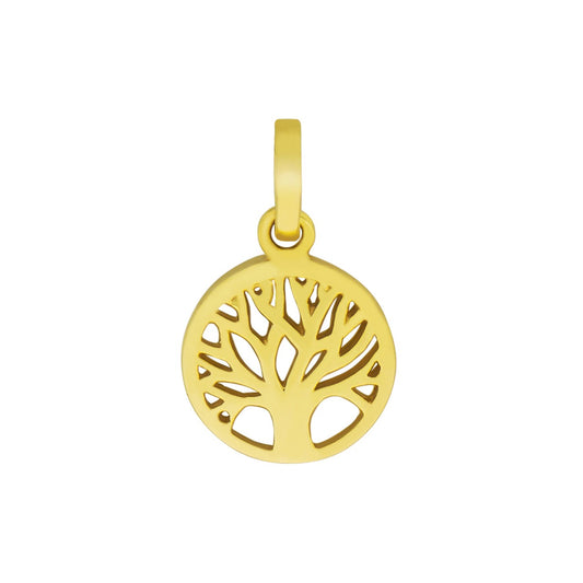 Tree of life pendant 333 yellow gold