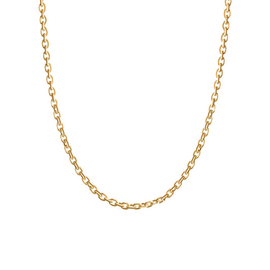 Necklace made of 333 yellow gold anchor chain