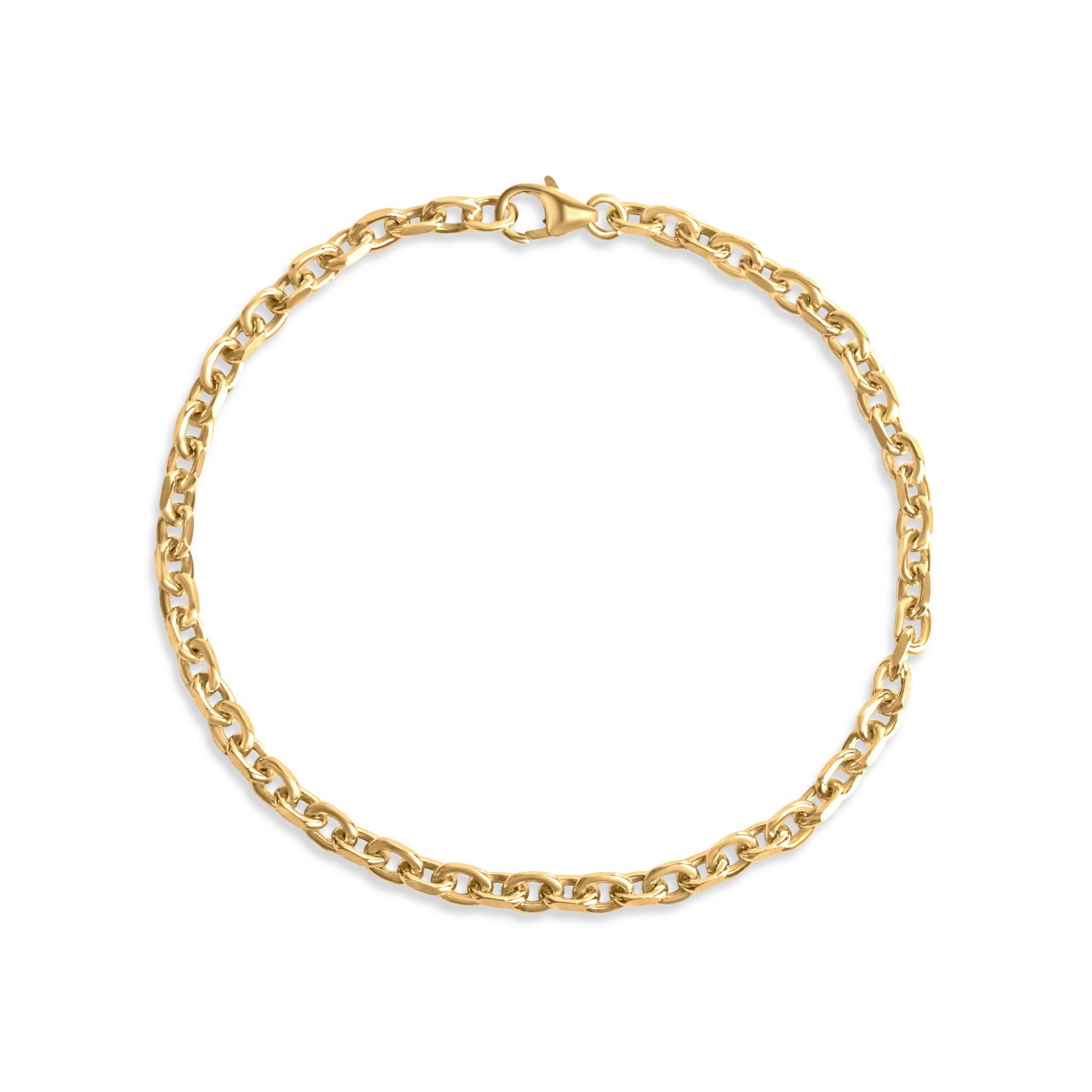 Bracelet made of 333 yellow gold anchor bracelet