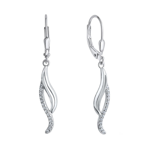 925 sterling silver rhodium plated zirconia