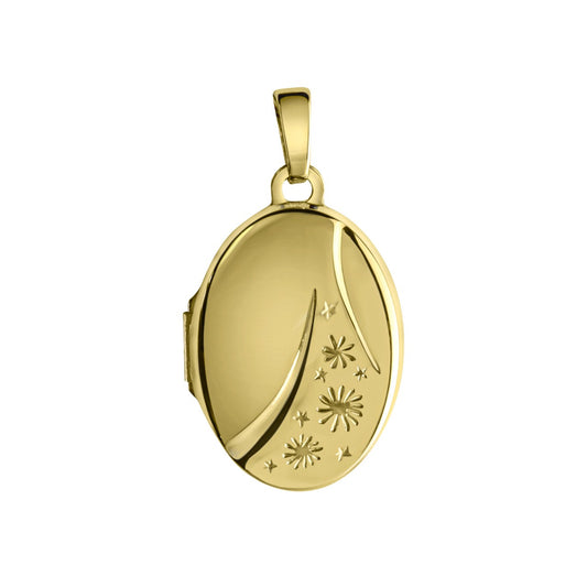 Medallion 375 yellow gold