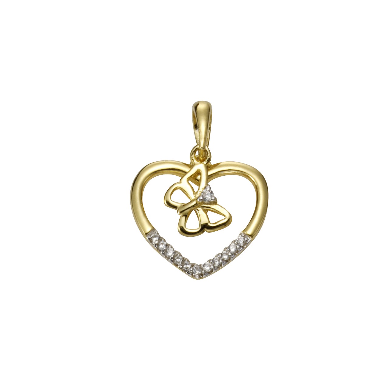 925 sterling silver gold plated zirconia