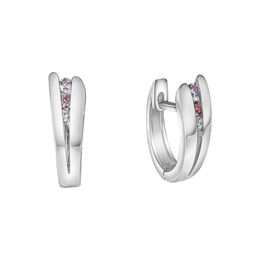 925 sterling silver rhodium plated zirconia