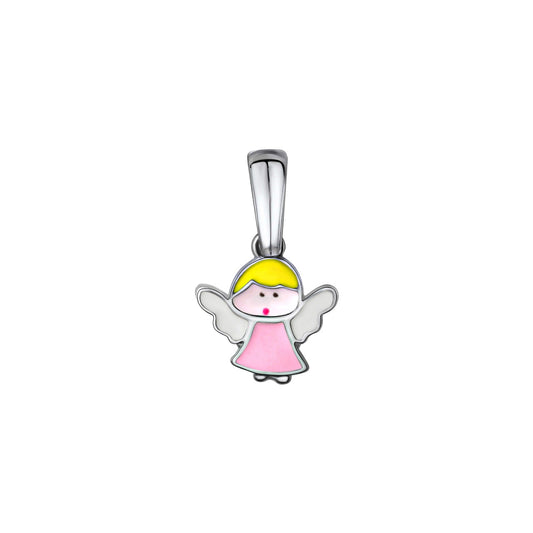 925/- Sterling silver rhodium plated angel