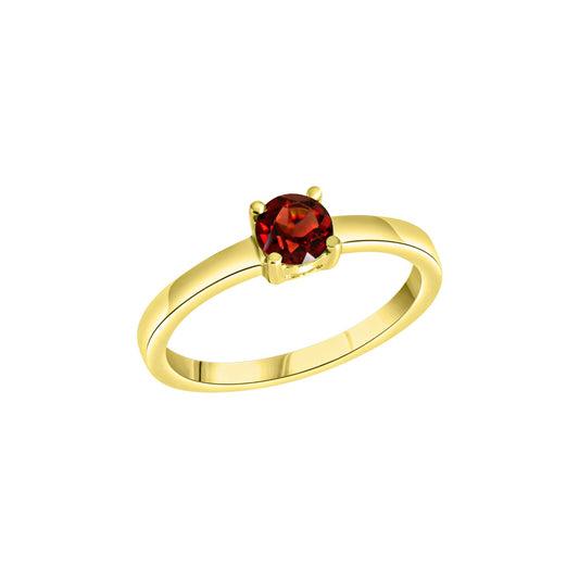 925 sterling silver gold plated garnet