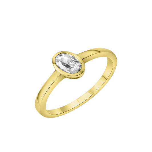 Ring 375/- Gelbgold Zirkonia