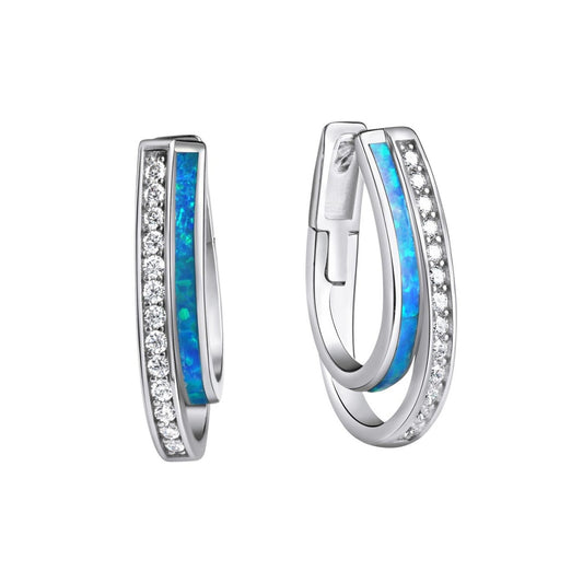 925 sterling silver rhodium plated zirconia