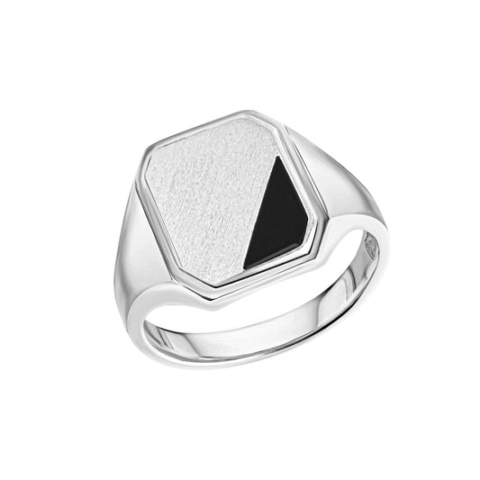 Herren Ring 925/- Sterling Silber rhodiniert