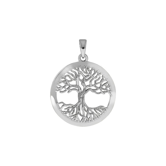 Anhänger Baum 925/- Sterling Silber rhodiniert