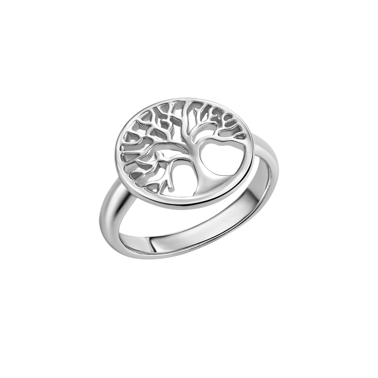 Ring 925/- Sterling Silber rhodiniert Lebensbaum