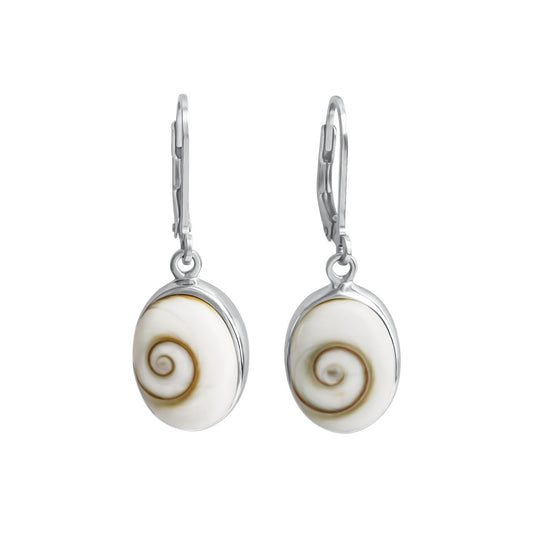 925/- Sterling silver rhodium plated with white shell