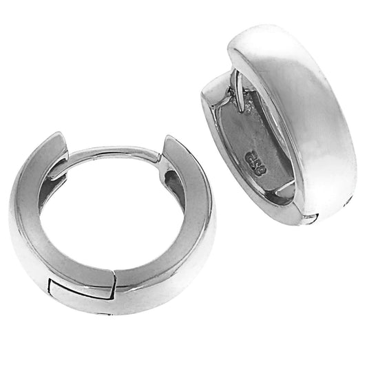 925 silver rhodium plated 1.6cm