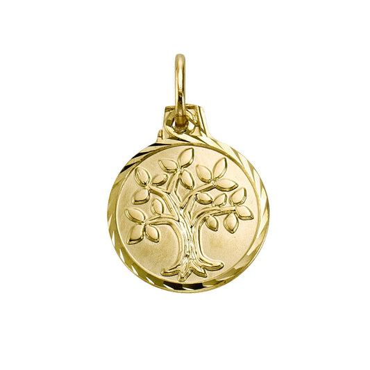 Pendant tree of life 333 gold