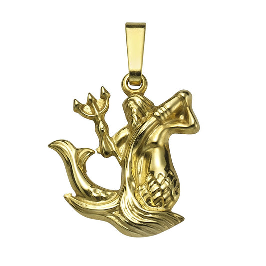 Pendant zodiac sign Aquarius 333/- gold 2.0cm