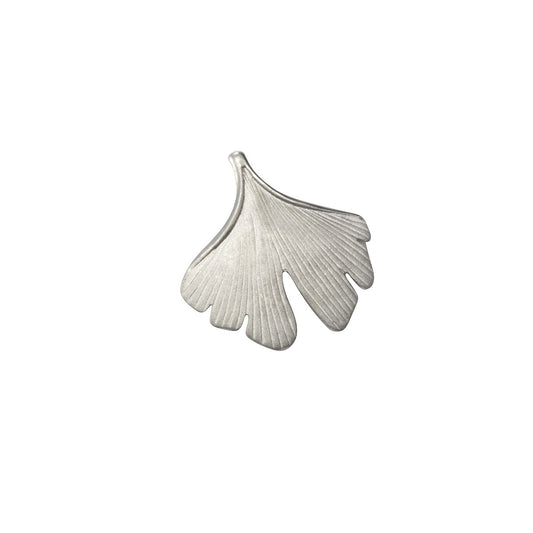 Anhänger Ginkgo 925/- Sterling Silber rhodiniert 1,60cm