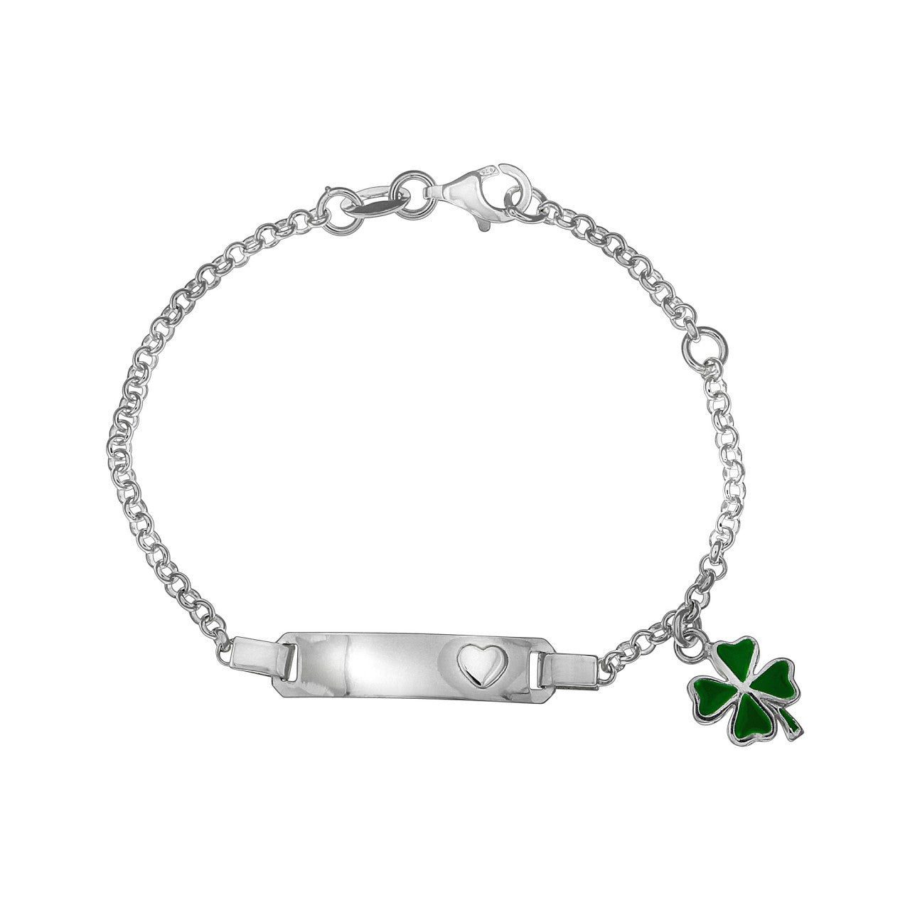 925/- Sterling silver clover leaf