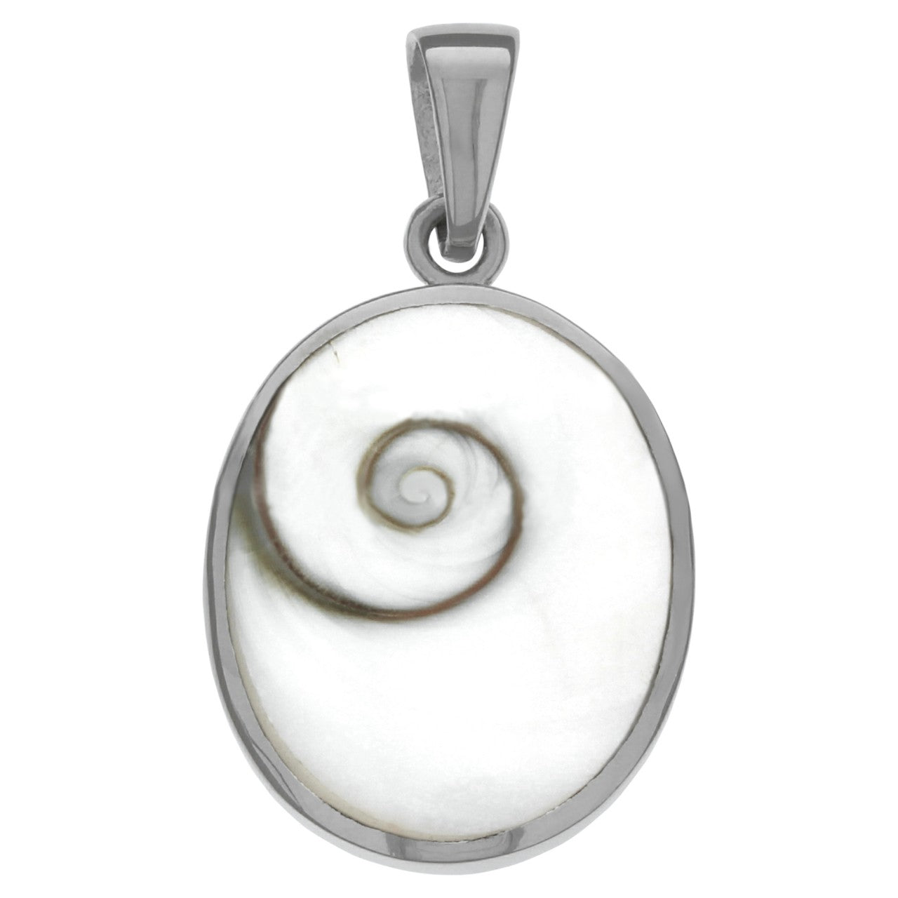 925 silver rhodium plated with white shell