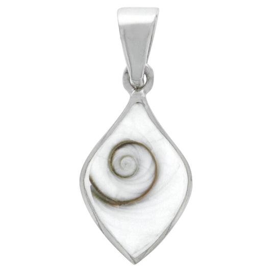 925 silver with shell Shiva eye white