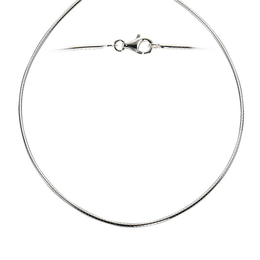 Necklace 925/- sterling silver rhodium-plated 925/- sterling silver rhodium-plated