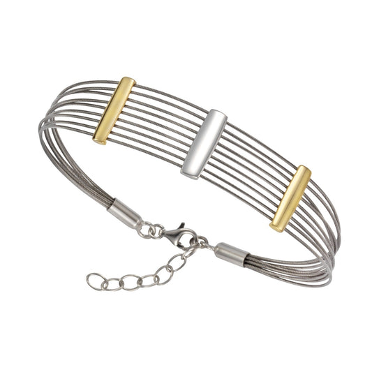 Armband 925/- Sterling Silber rhodiniert 19+3cm