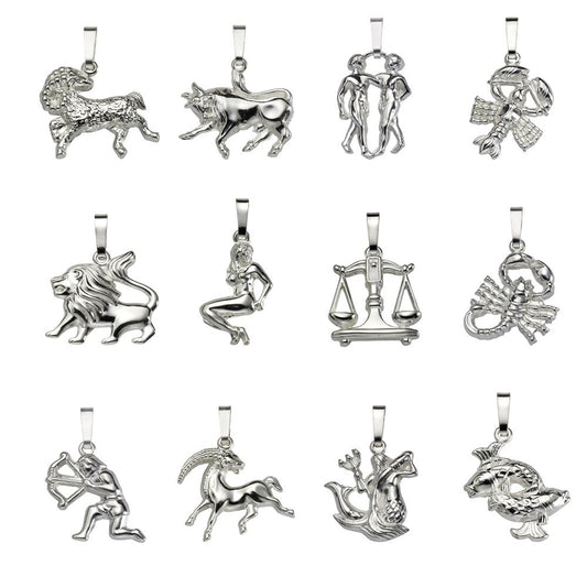 925/- Sterling Silver Zodiac Signs