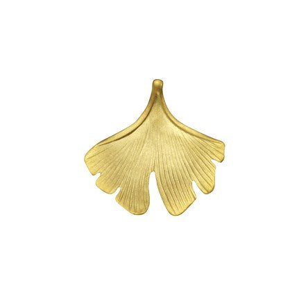 Pendant Ginkgo 333/- Yellow gold Ginkgo 16mm