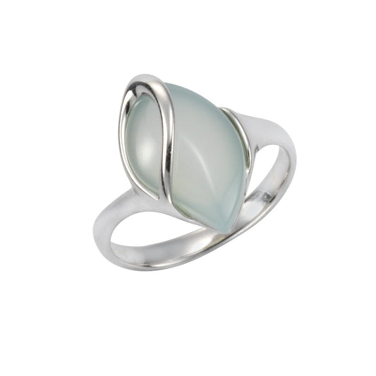 925/- Sterling Silver Aqua Agate