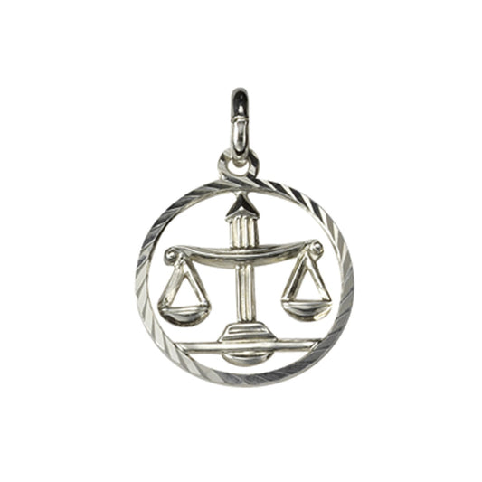 925/- Sterling Silver Zodiac Sign Libra