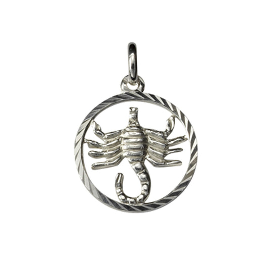 925/- Sterling Silver Zodiac Sign Scorpio