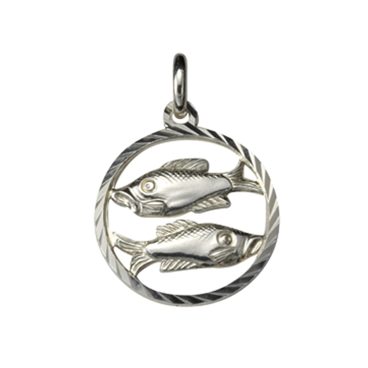 Anhänger 925/- Sterling Silber Sternzeichen Fische