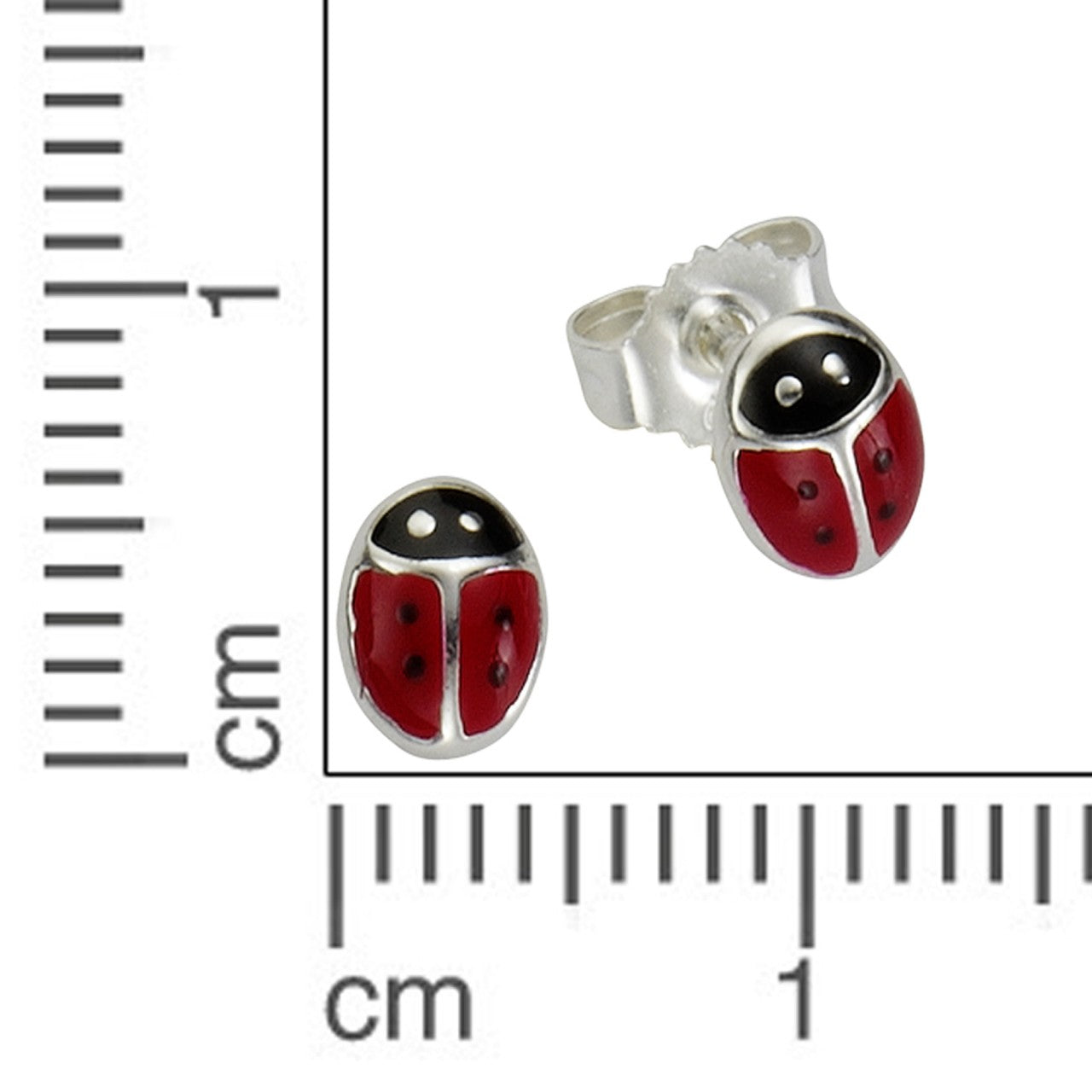 925/- Sterling Silver Ladybug