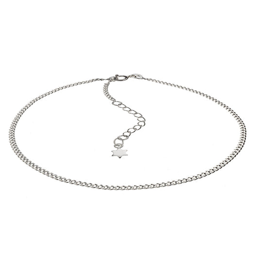 Fußkette 925 Silber Stern Motiv