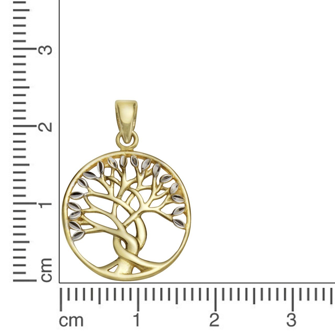 Pendant 375 gold motif tree of life