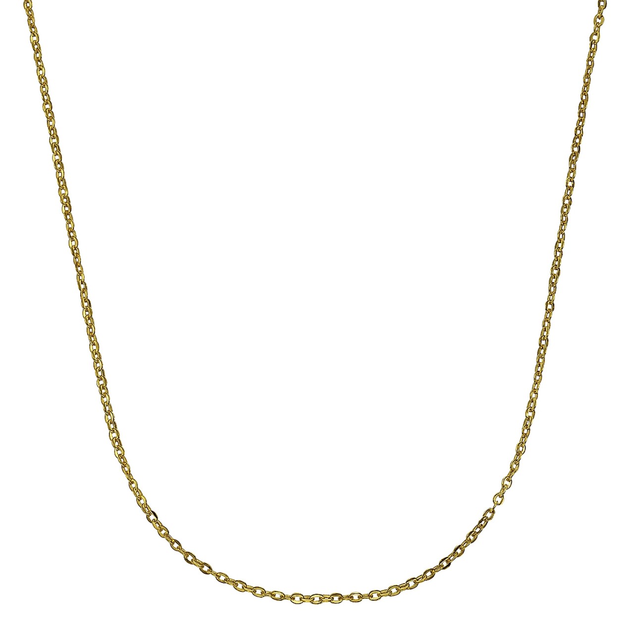 Necklace 375 gold anchor chain 42cm