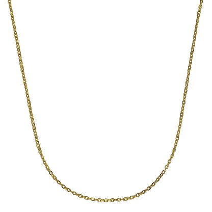 Necklace 375 gold anchor chain 42cm