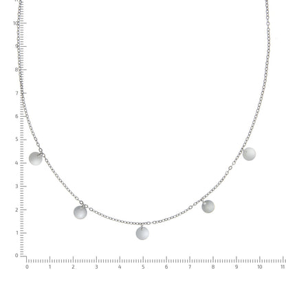 High-quality necklace made of 925 sterling silver rhodium-plated