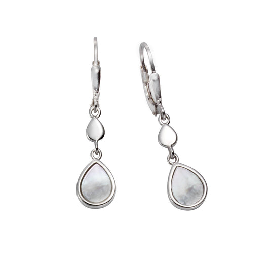 925 silver mother of pearl drops