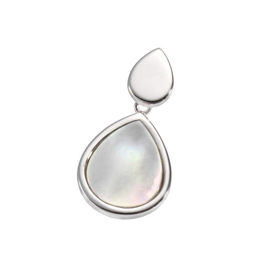 925 silver mother of pearl drops