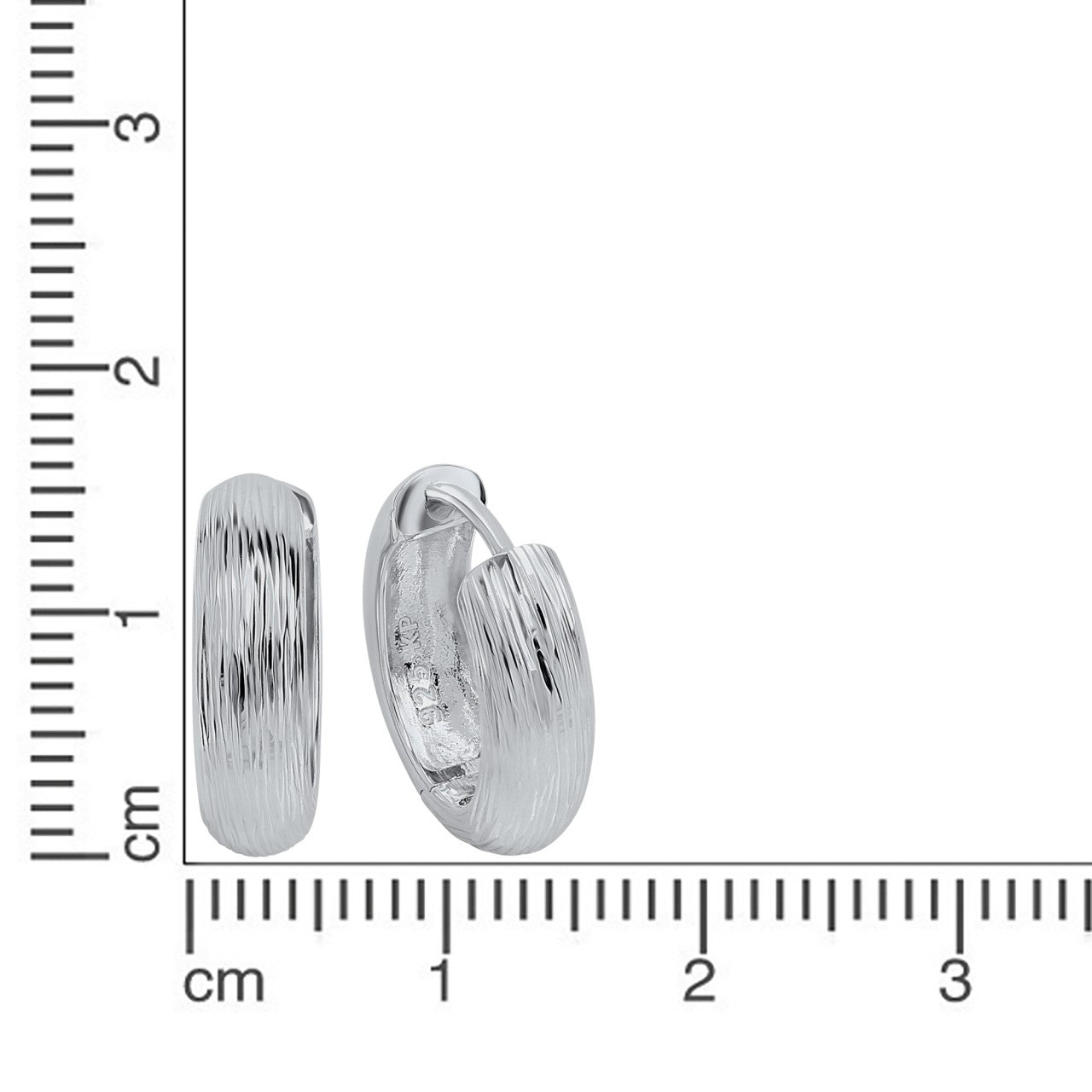 Ohrringe 925 Silber rhodiniert