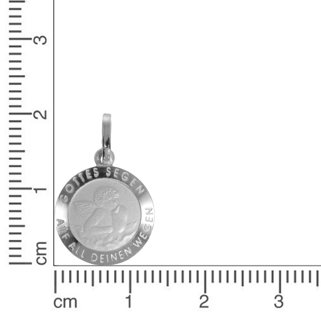 Anhänger 925/- Sterling Silber rhodiniert 2,0cm