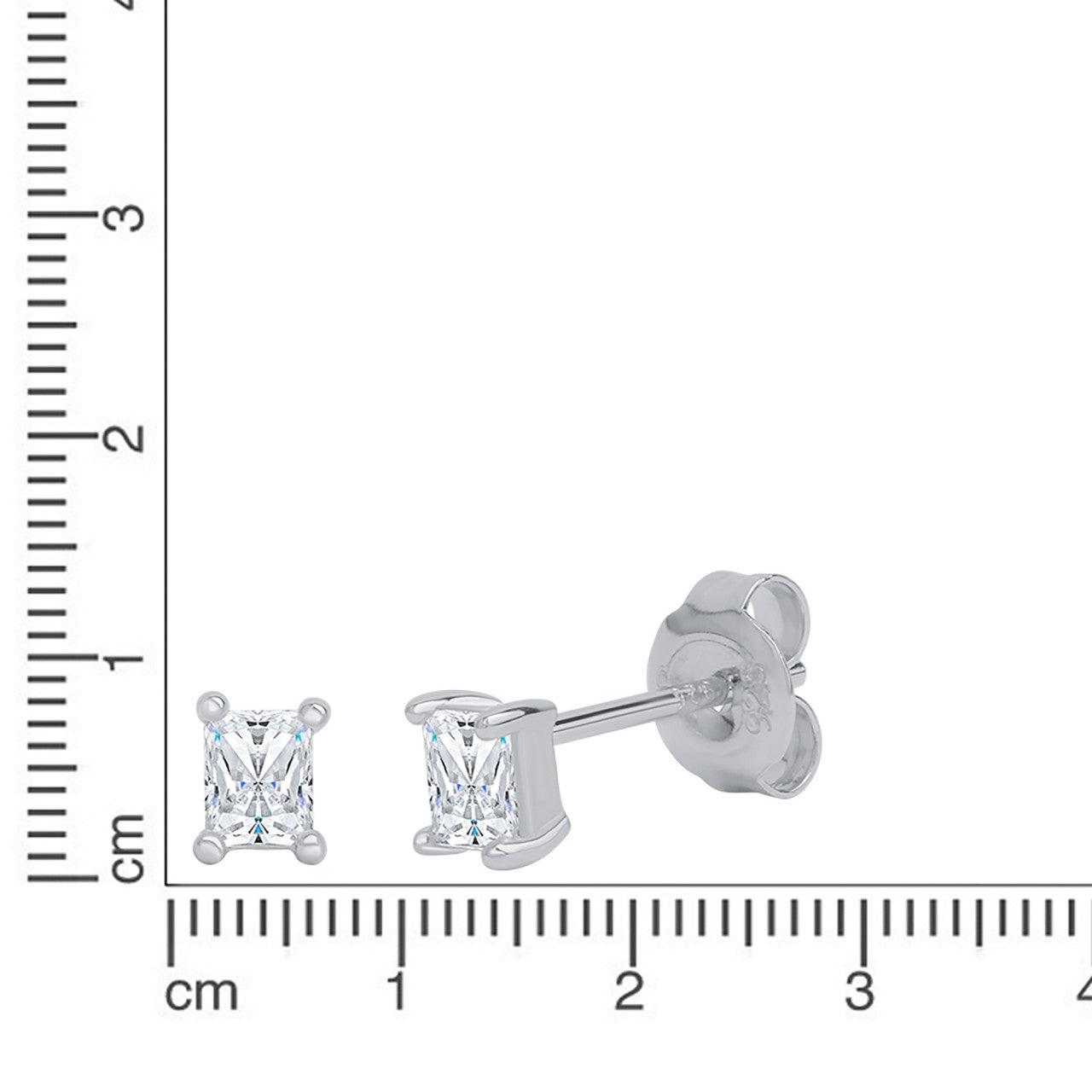 Ohrringe 925 Silber rhodiniert