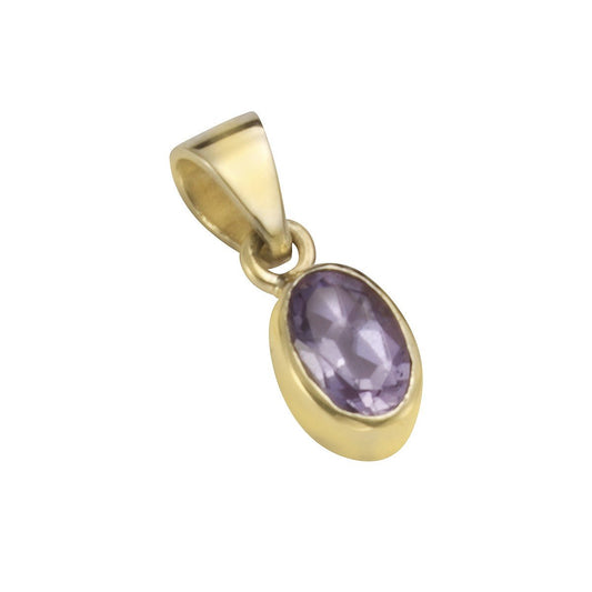 Anhänger 333/- Gelbgold mit Amethyst - LUMINOSO JEWELRY