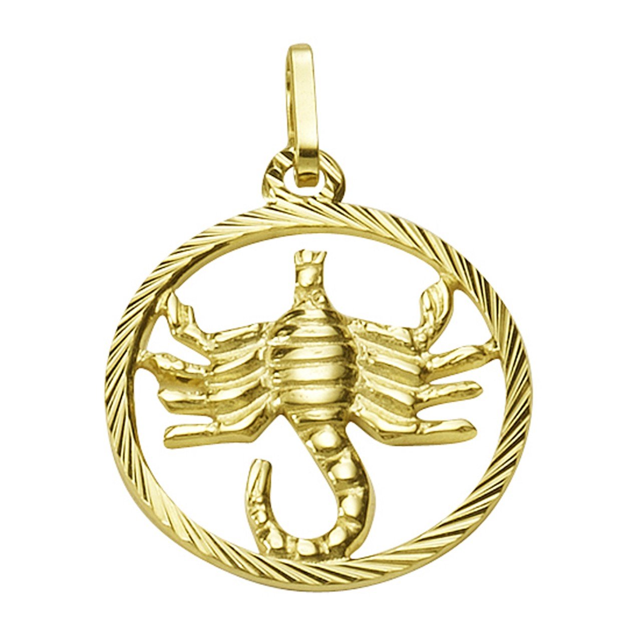 Anhänger 333/- Gelbgold Sternzeichen Skorpion - LUMINOSO JEWELRY